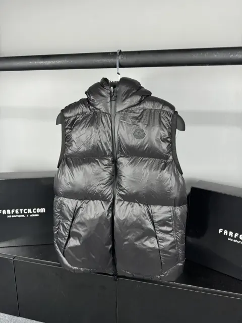 Moncler Puffer Yelek, Siyah