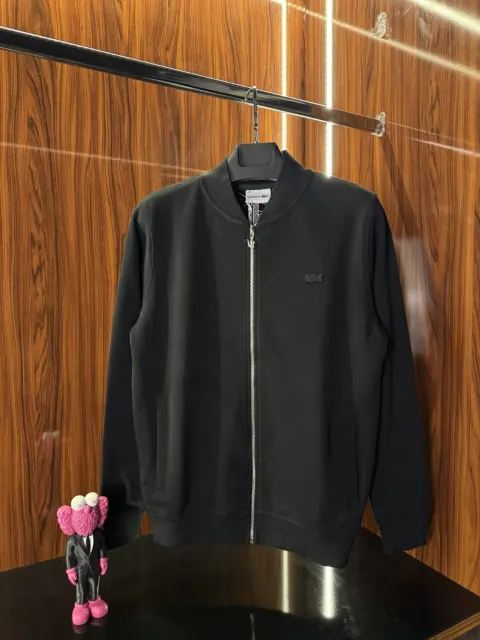 Lacoste Nakış Logo Hırka, Siyah