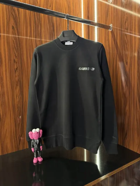 Lacoste Slikon Logo Sweatshirt, Siyah