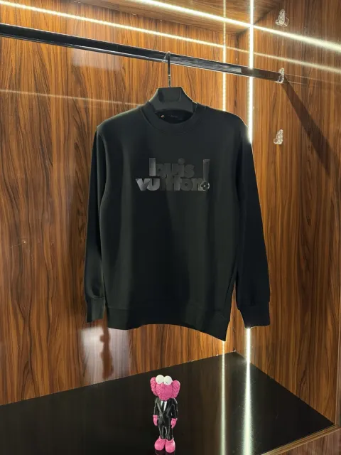 Louis Vuitton Logo Sweatshirt, Siyah