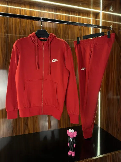 Nike Nakış Logo Eşofman Takım, Kırmızı