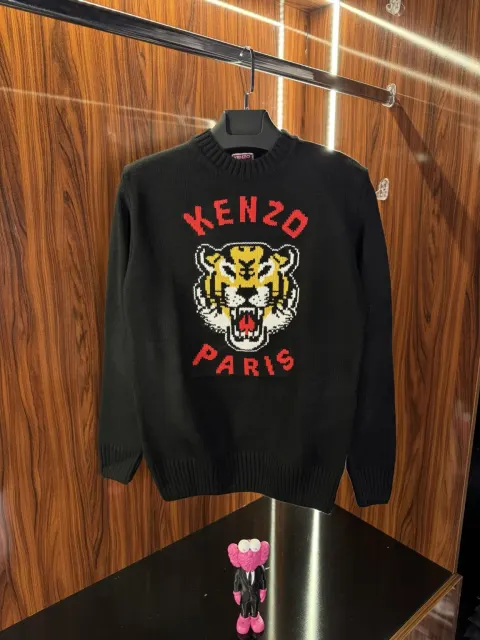 Kenzo Nakış Logo Kazak, Siyah