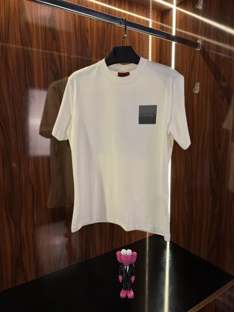 Hugo Boss Sırt Detay T-Shirt, Beyaz