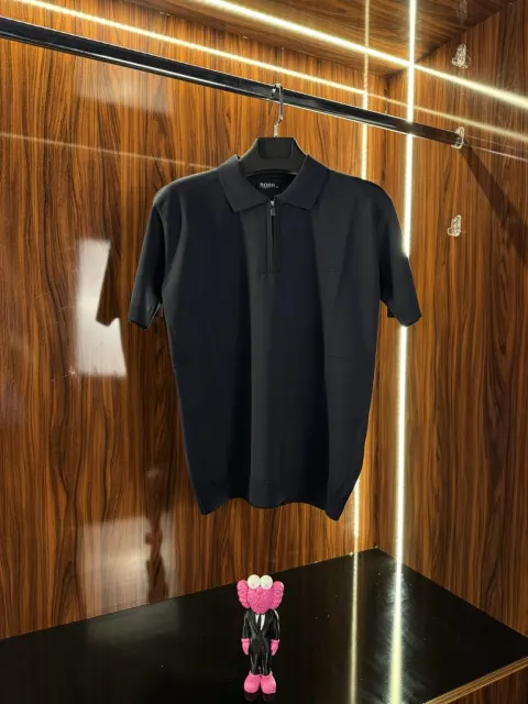 Hugo Boss Nakış Logo Örme Triko, Lacivert
