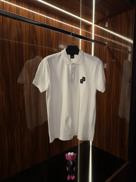 Hugo Boss Nakış Logo Polo Yaka, Beyaz
