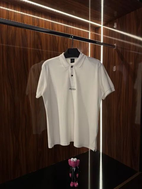 Armani Exchange Detay Polo Yaka, Beyaz