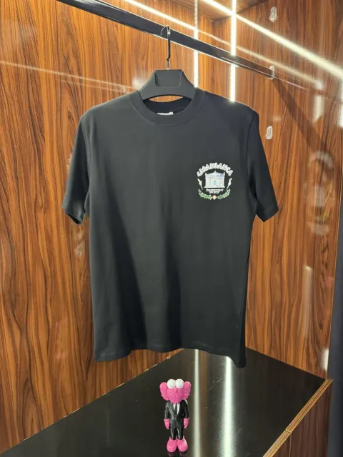 Casablanca Logo T-Shirt, Siyah