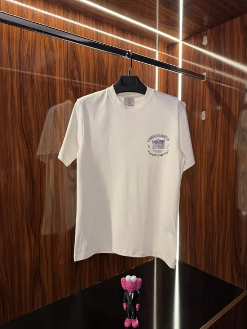 Casablanca Logo T-Shirt, Beyaz