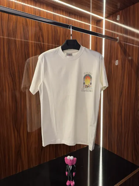 Casablanca Logo T-Shirt, Beyaz