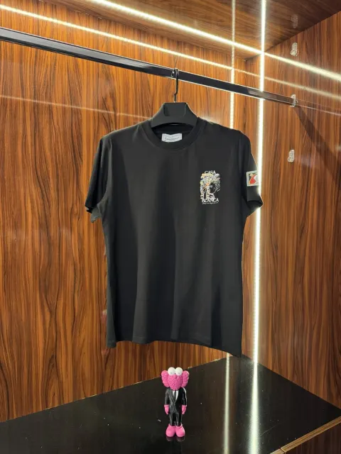 Casablanca Nakış Logo T-Shirt, Siyah