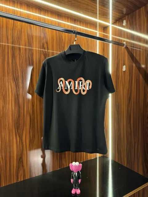 Amiri Logo T-Shirt, Siyah