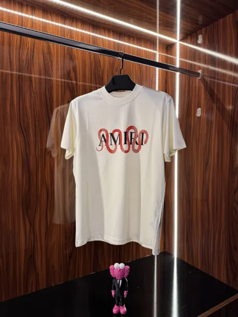 Amiri Logo T-Shirt, Beyaz
