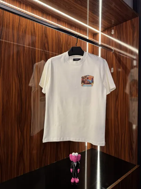 Amiri Logo T-Shirt, Beyaz