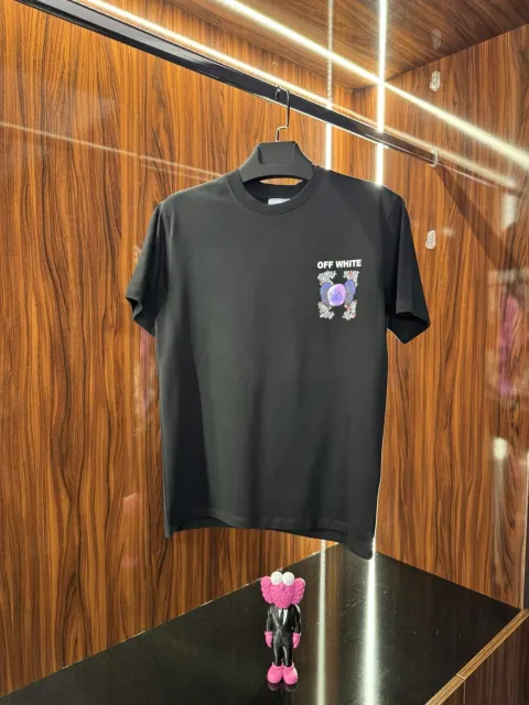 Off-White Kaws “Joker” Logo T-Shirt, Siyah