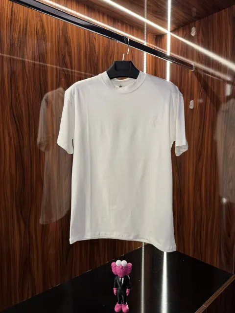 Ami Nakış Logo T-Shirt, Beyaz