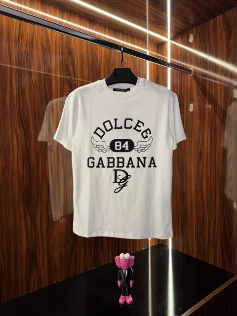 Dolce Gabbana Logo T-Shirt, Beyaz