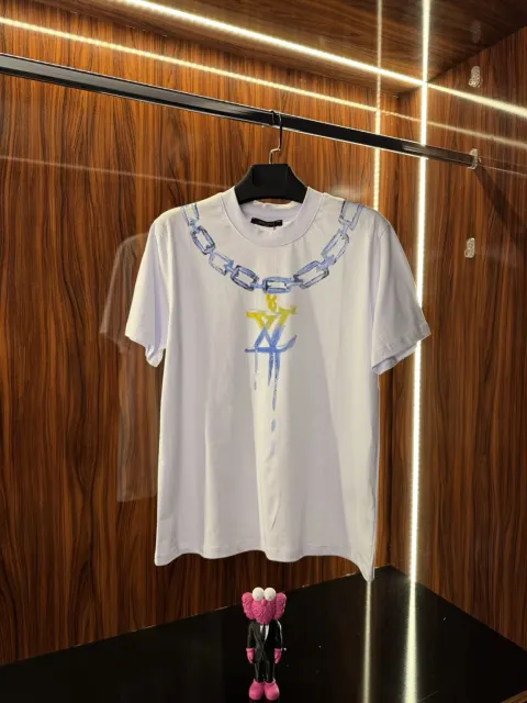 Louis Vuitton Logo T-Shirt, Beyaz