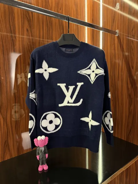 Louis Vuitton Monogram Logo Kazak, Lacivert