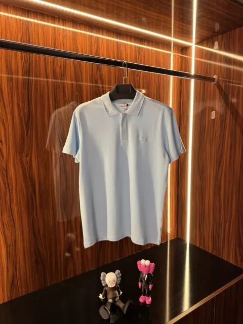 Lacoste Yaka Detay Nakış Logo Polo Yaka, Bebek Mavisi