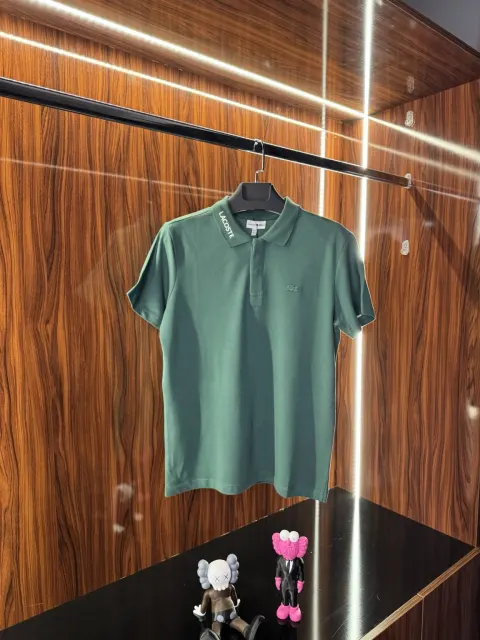 Lacoste Yaka Detay Nakış Logo Polo Yaka, Yeşil