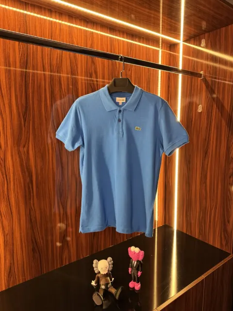 Lacoste Nakış Logo Polo Yaka, Mavi