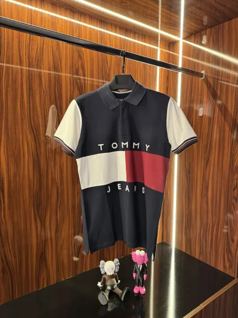 Tommy Hilfiger Nakış Logo Polo Yaka, Lacivert
