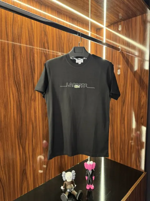 Lacoste Nakış Logo T-Shirt, Siyah