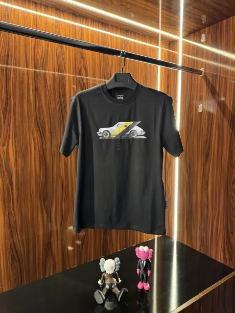 Hugo Boss x Porche T-Shirt, Siyah