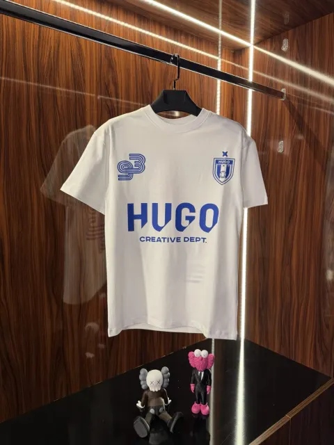 Hugo Boss Baskı T-Shirt, Beyaz