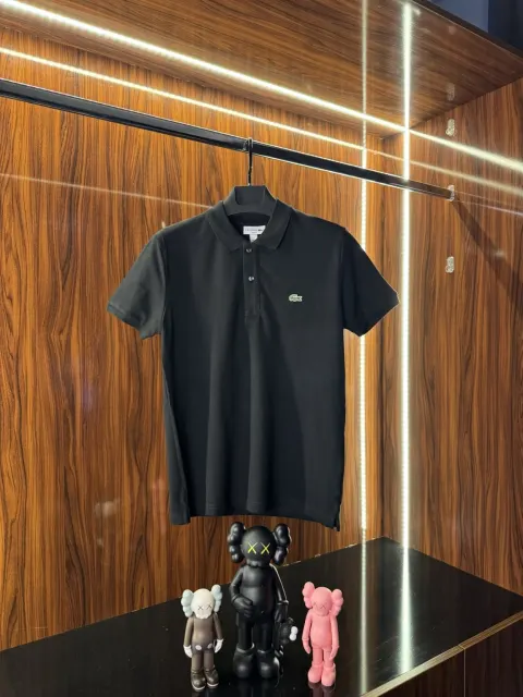 Lacoste Nakış Logo Polo Yaka, Siyah