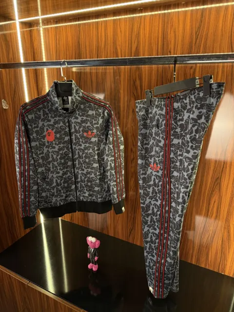 Adidas x Bape 3 Çizgi Eşofman Takımı, Siyah