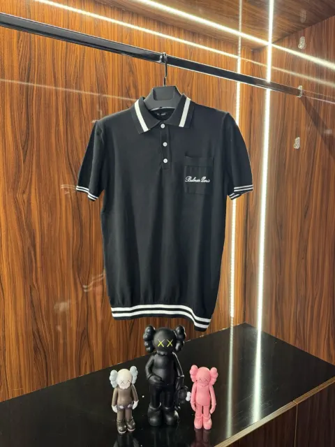 Balmain Cepli Polo Triko, Siyah