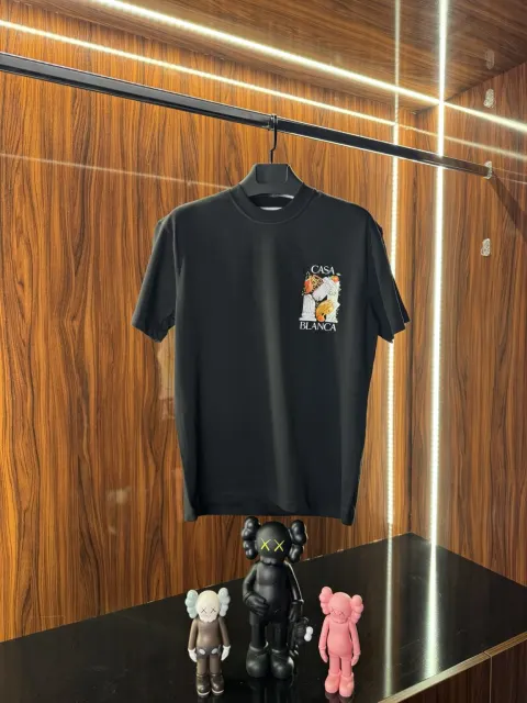 Casablanca Sırt Logo T-Shirt, Siyah