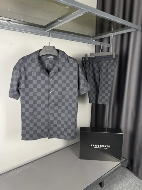 Louis Vuitton Monogram Gömlek Takım, Siyah