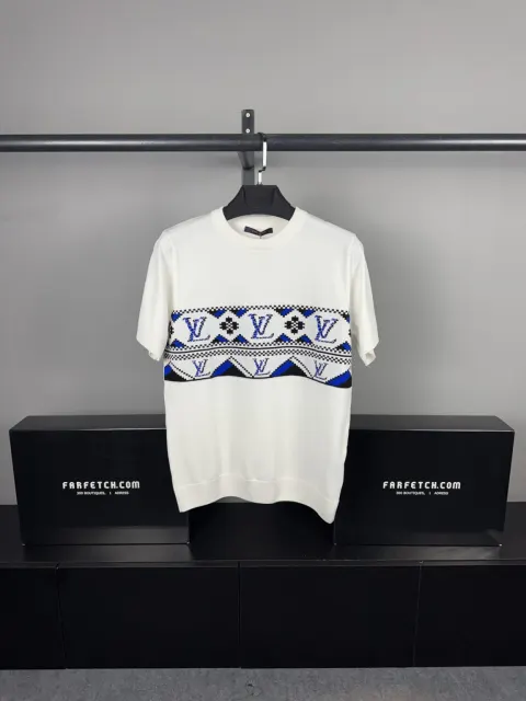 Louis Vuitton İşleme Triko, Beyaz
