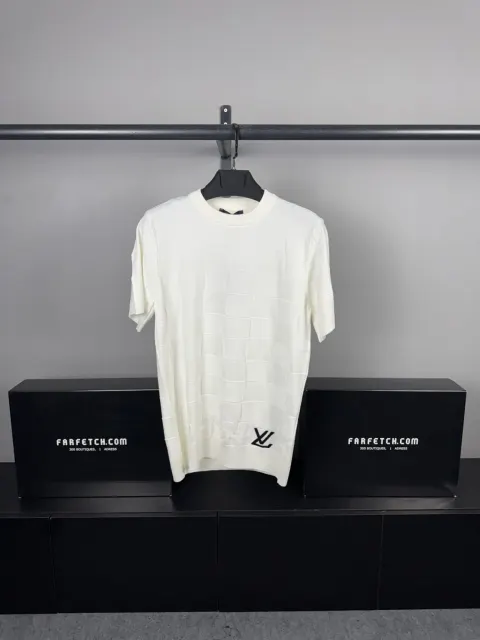 Louis Vuitton Damalı Triko, Beyaz