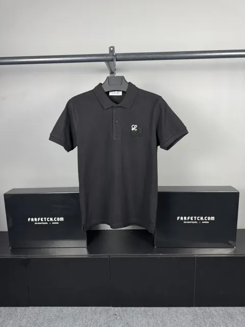 Loewe Nakış Logo Polo Yaka, Siyah