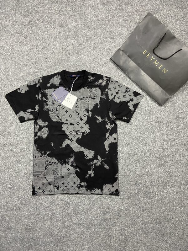 Louis Vuitton Kamuflaj T-Shirt | Siyah