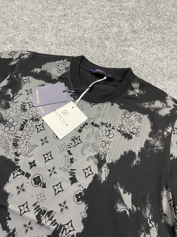 Louis Vuitton Kamuflaj T-Shirt | Siyah - Image 2