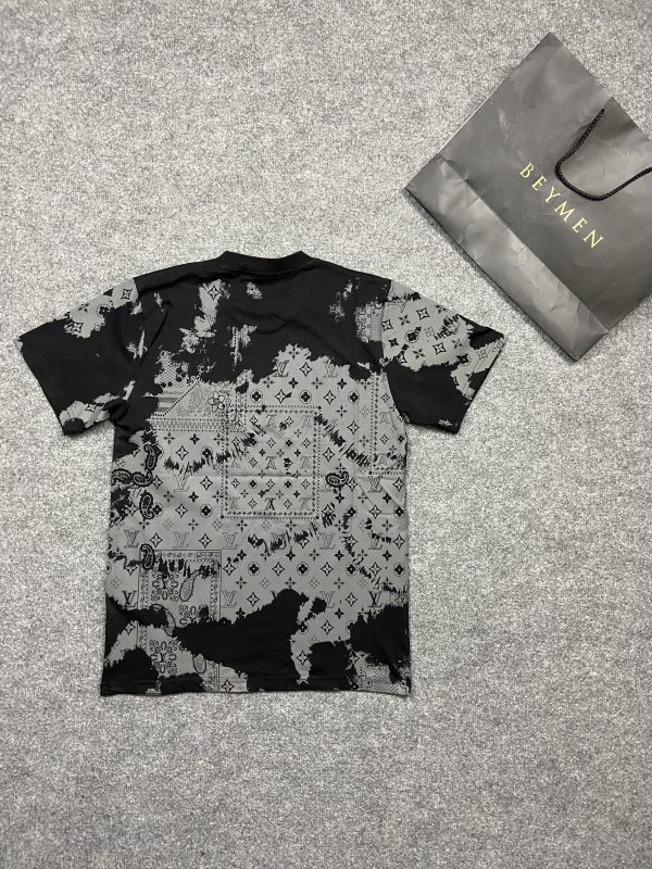 Louis Vuitton Kamuflaj T-Shirt | Siyah - Image 5