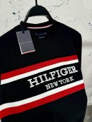 Tommy Hilfiger Nakış Logo T-Shirt | Siyah