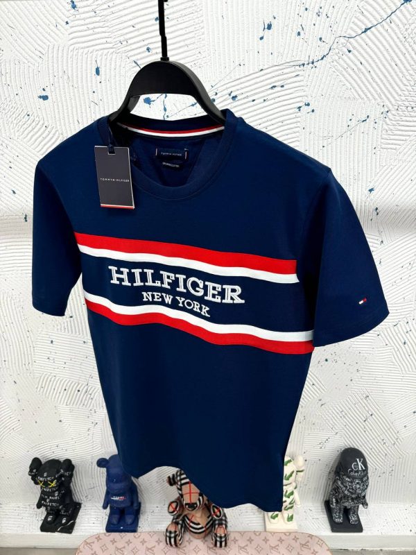 Tommy Hilfiger Nakış Logo T-Shirt | Lacivert