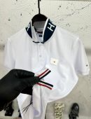 Tommy Hilfiger Polo Yaka | Beyaz