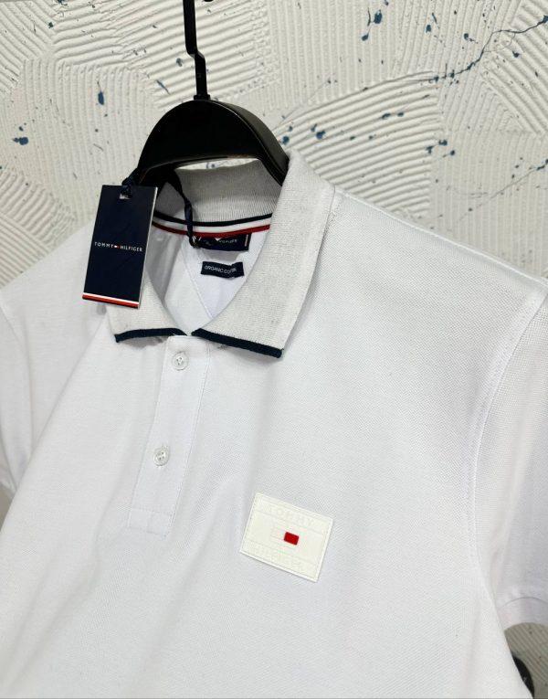 Tommy Hilfiger Polo Yaka | Beyaz - Image 2