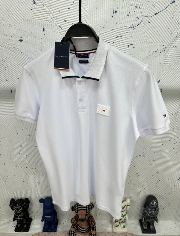 Tommy Hilfiger Polo Yaka | Beyaz