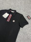 Moncler Fermuarlı Polo Yaka | Siyah