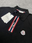 Moncler Fermuarlı Polo Yaka | Siyah