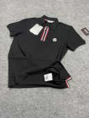 Moncler Fermuarlı Polo Yaka | Siyah