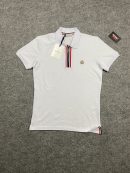 Moncler Fermuarlı Polo Yaka | Beyaz