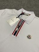 Moncler Fermuarlı Polo Yaka | Beyaz